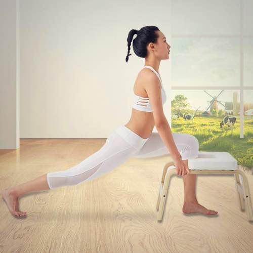Yogahocker Kopfstand Stuhl Kopfstandstuhl Yoga umgekehrter Hocker 150kg Fitness 